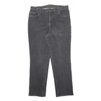 LAUREN RALPH LAUREN Womens Jeans Black Regular Straight Denim Medium W34 L30