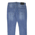 MERISH Mens Slim Blue Jeans Denim W34 L31 Button Closure Casual Wear