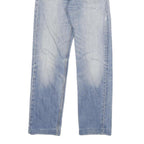 CARHARTT Mens Jeans Blue Regular Straight Denim Light W28 L29 Cotton Blend