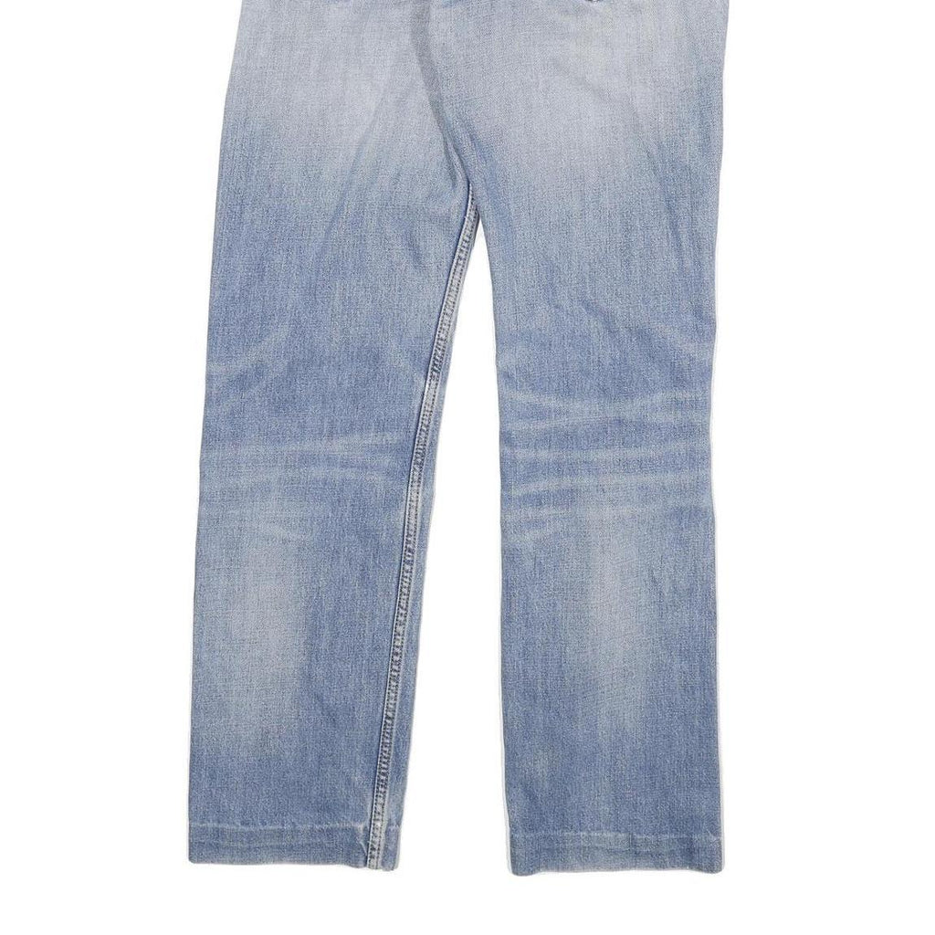 CARHARTT Mens Jeans Blue Regular Straight Denim Light W28 L29 Cotton Blend