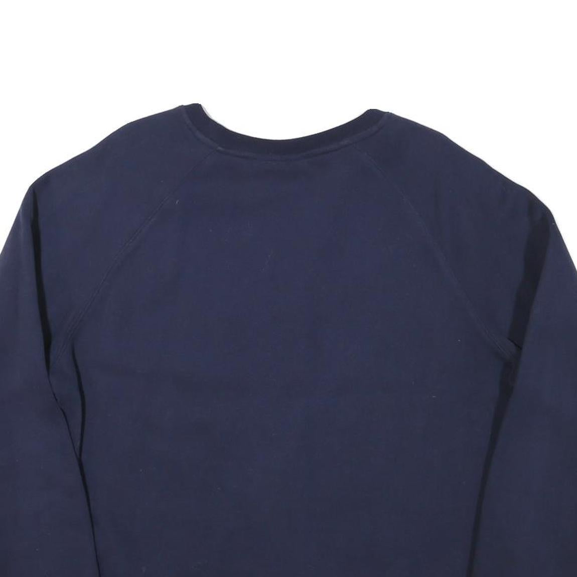 FILA Mens Navy Blue Sweatshirt Crew Neck L Cotton Blend Pullover Casual
