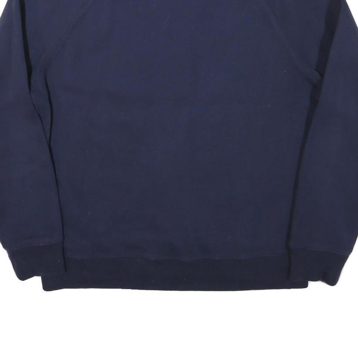 FILA Mens Navy Blue Sweatshirt Crew Neck L Cotton Blend Pullover Casual
