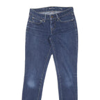 LEVI'S Womens Slim Blue Denim Medium Wash Jeans W24 L30 Classic Zip Fastening