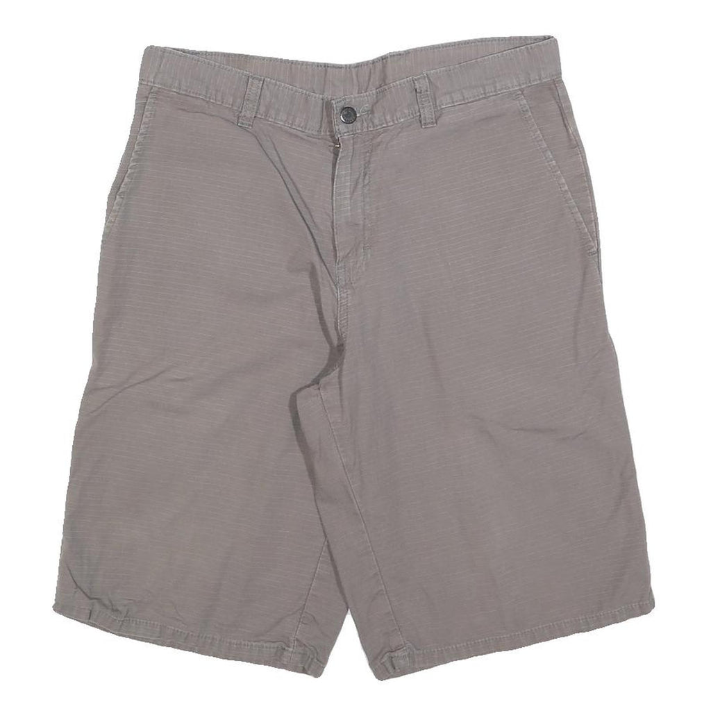 CARHARTT Mens Shorts Grey Casual M W32 Cotton Blend Comfortable Durable