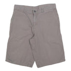 CARHARTT Mens Shorts Grey Casual M W32 Cotton Blend Comfortable Durable