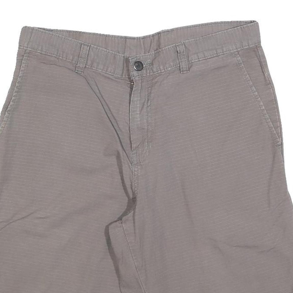CARHARTT Mens Shorts Grey Casual M W32 Cotton Blend Comfortable Durable