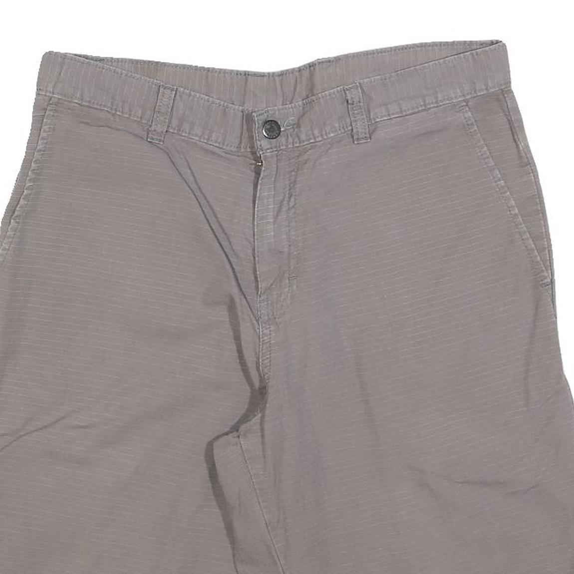 CARHARTT Mens Shorts Grey Casual M W32 Cotton Blend Comfortable Durable
