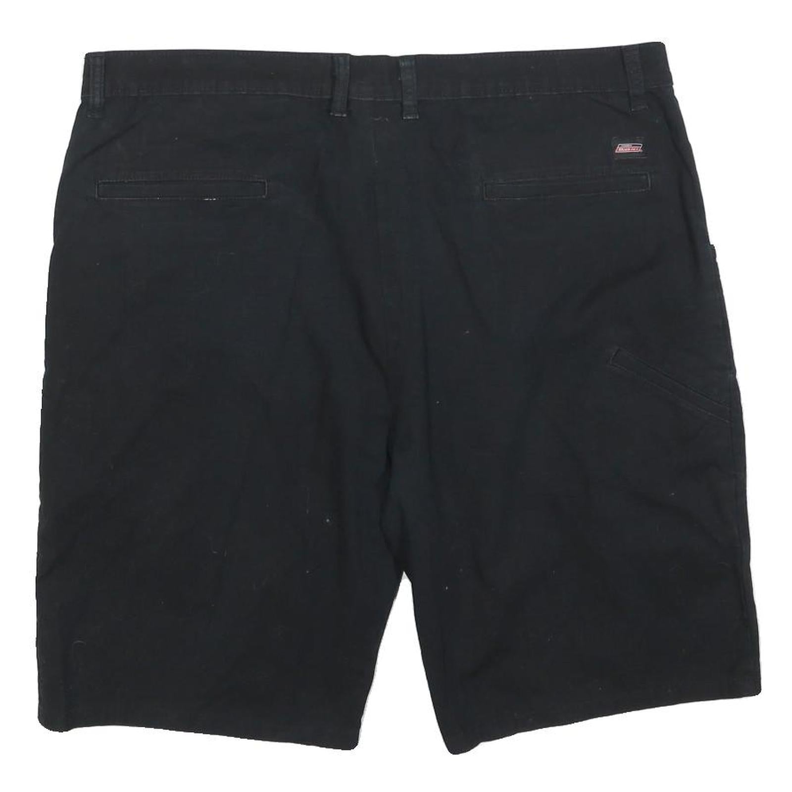 DICKIES Mens Black Casual Cotton Blend Shorts XL W38 Workwear Pocket
