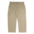 CARHARTT Mens Cotton Beige Regular Straight Leg Trousers W38 L30 Workwear Casual