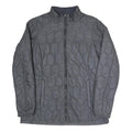 JACK WOLFSKIN Womens Grey & Charcoal Quilted Jacket UK 12 Polyester Blend Zip