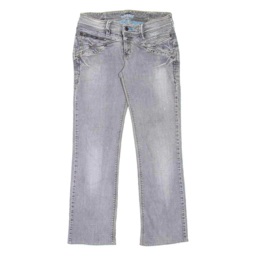 LEVI'S Womens Jeans Grey Regular Bootcut Stone Wash W32 L28
