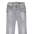 LEVI'S Womens Jeans Grey Regular Bootcut Stone Wash W32 L28