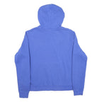 NIKE Womens Blue Thunder Soccer Pullover Hoodie L Cotton Blend Jersey Drawstring