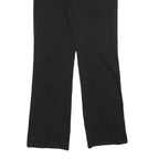 DICKIES Womens Black Cotton Blend Regular Straight Trousers W32 L31 Workwear