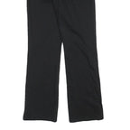 DICKIES Womens Black Cotton Blend Regular Straight Trousers W32 L31 Workwear