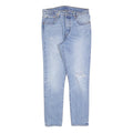 LEVI'S 501S Womens Jeans Blue Slim Straight Denim Light W29 L28 Distressed