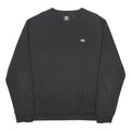 DICKIES Mens Black Crew Neck Sweatshirt XL Cotton Blend Pullover Casual