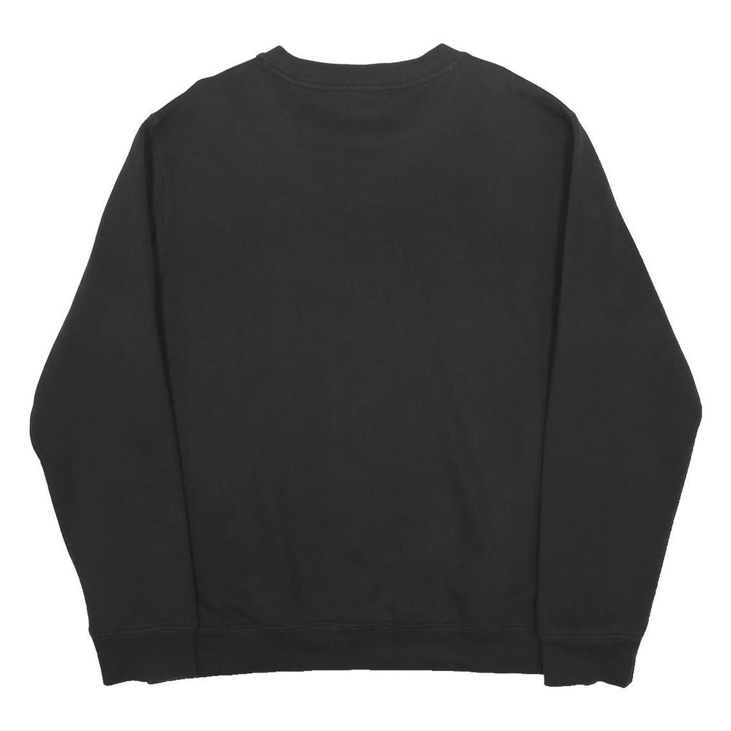 DICKIES Mens Black Crew Neck Sweatshirt XL Cotton Blend Pullover Casual