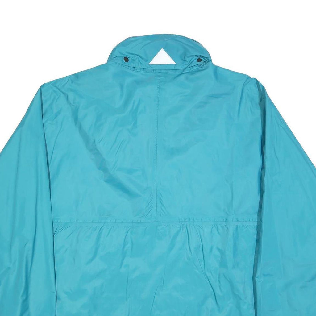 AQUA GUARD Mens Blue & Purple Outdoor Jacket L Nylon Plain Zip L