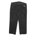 DICKIES Mens Regular Fit Black Denim Jeans W40 L30 Workwear Zip Closure