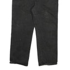 DICKIES Mens Regular Fit Black Denim Jeans W40 L30 Workwear Zip Closure