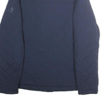 WRANGLER Mens Blue Quilted Jacket XL Polyamide Zip Casual Lightweight Outerwear