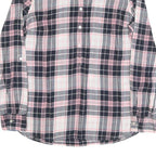 TOMMY HILFIGER Womens Pink & Black Checked Shirt S Casual Cotton Blend