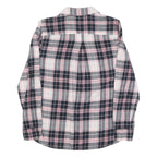 TOMMY HILFIGER Womens Pink & Black Checked Shirt S Casual Cotton Blend