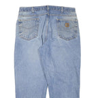CARHARTT Mens Jeans Blue Relaxed Straight Denim Medium W36 L27 Workwear Casual