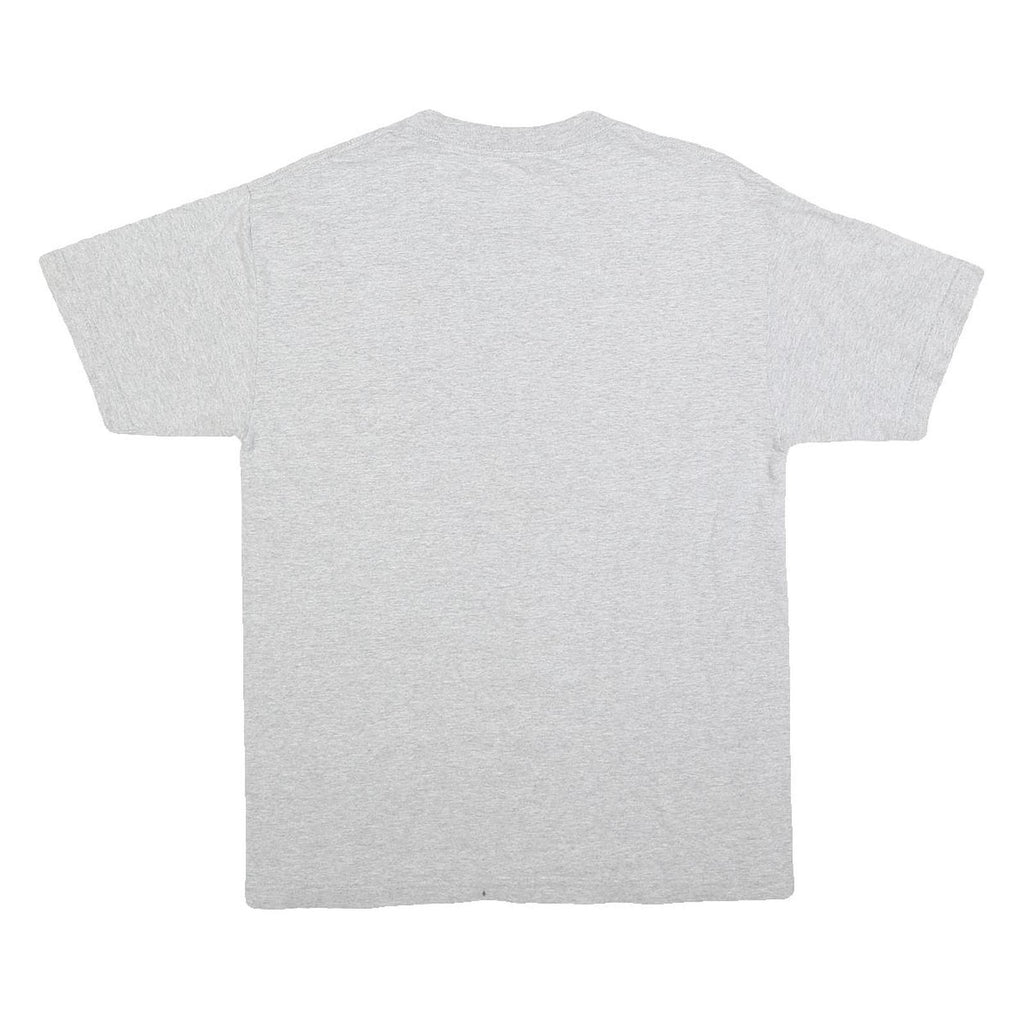 REEBOK Mens Grey Green NFL Conference Champions T-Shirt S Short Sleeve Crew Neck