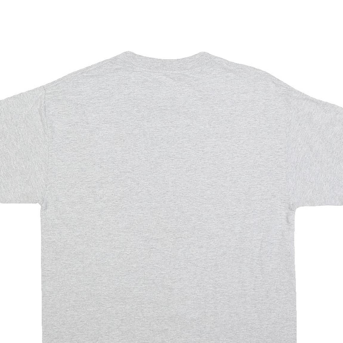 REEBOK Mens Grey Green NFL Conference Champions T-Shirt S Short Sleeve Crew Neck