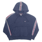 TOMMY JEANS Womens Blue Hoodie M
