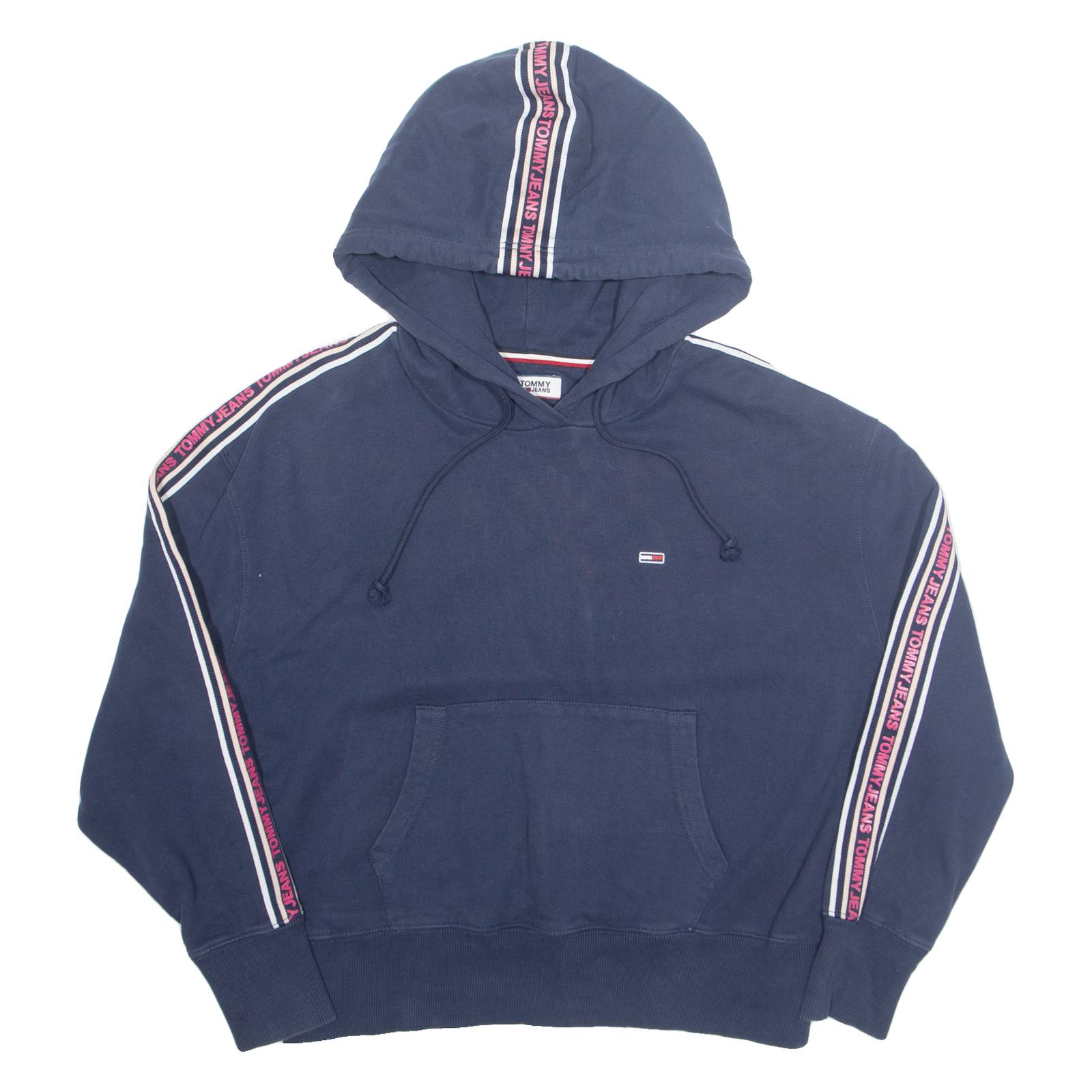 TOMMY JEANS Womens Blue Hoodie M