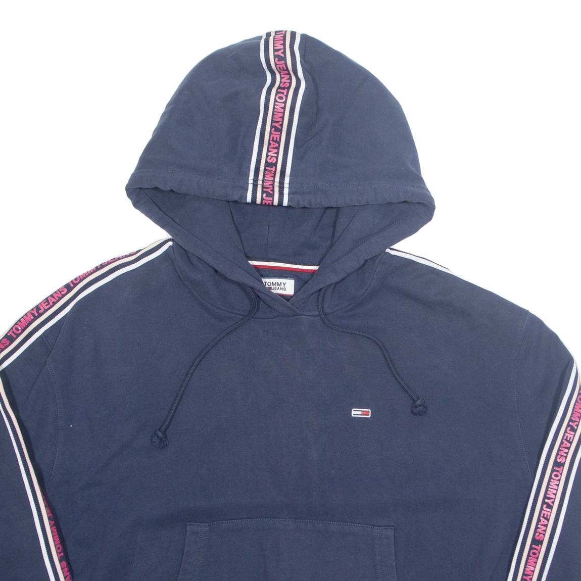 TOMMY JEANS Womens Blue Hoodie M