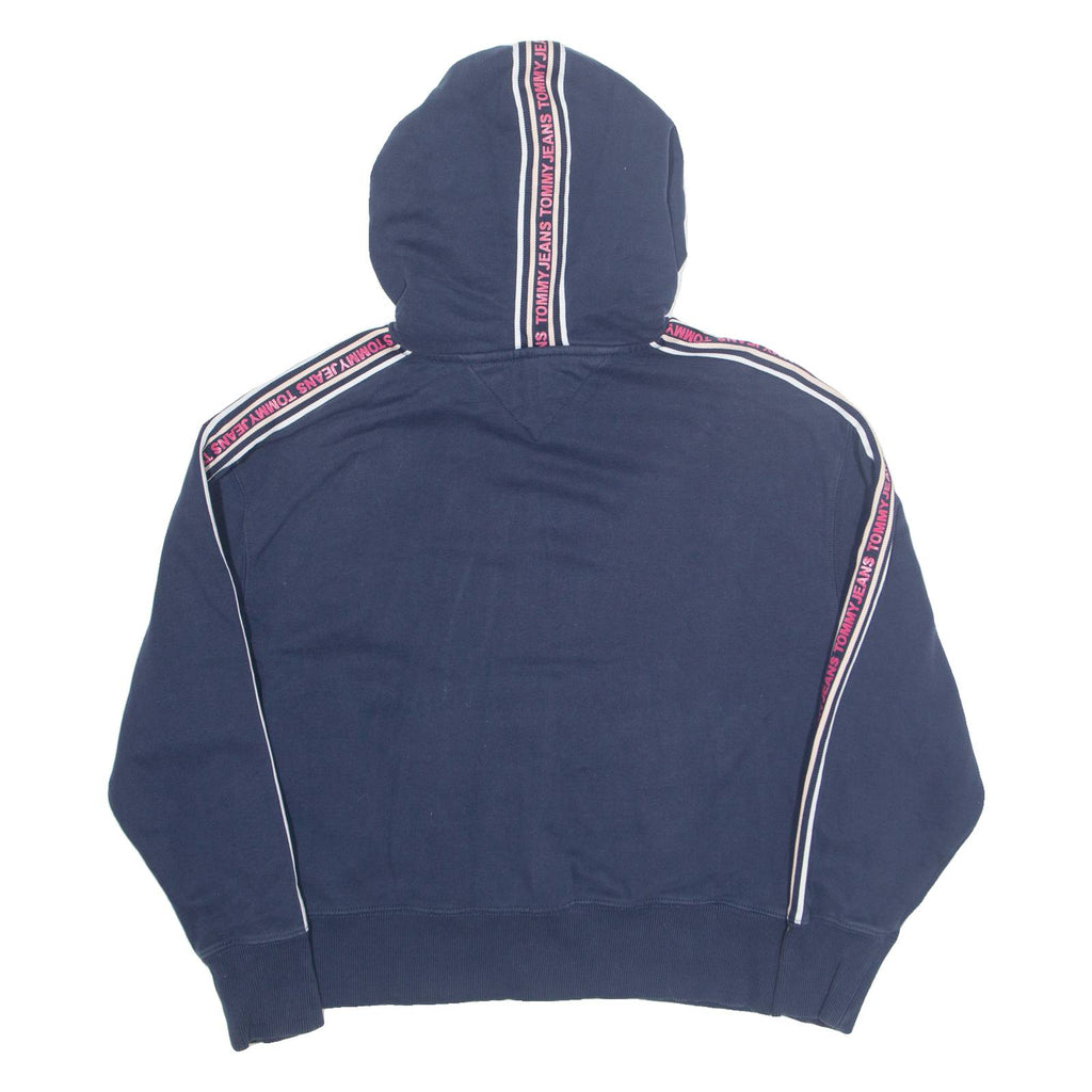 TOMMY JEANS Womens Blue Hoodie M