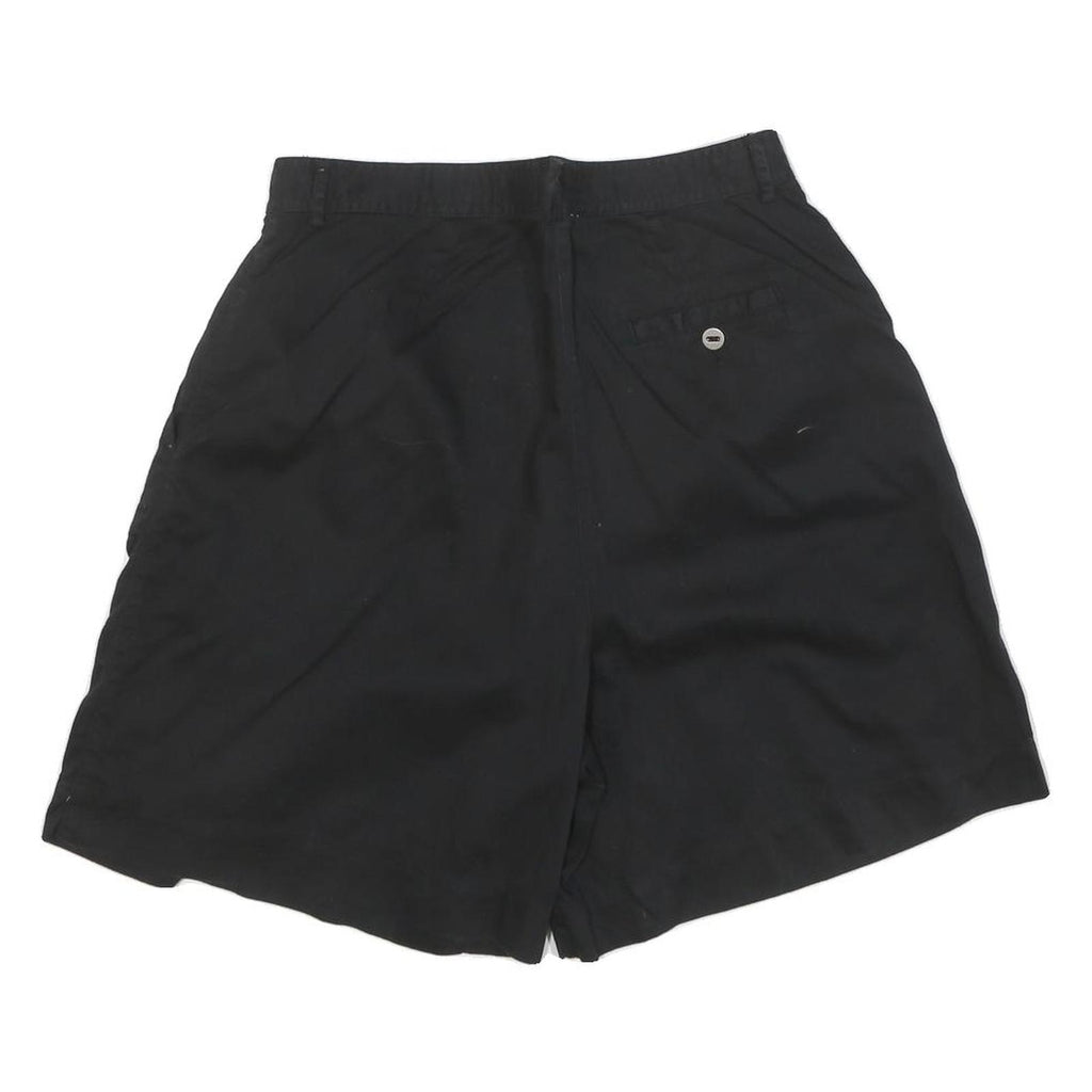 VAN HEUSEN Womens Black Casual Shorts M W30 Cotton Blend Comfortable Stylish