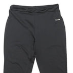 REEBOK Womens Black Sports Shorts M W29 Plain Logo Comfort Fit Activewear