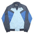 KAPPA Mens Light Blue & Navy Blue Track Jacket L Polyester Sports Zip