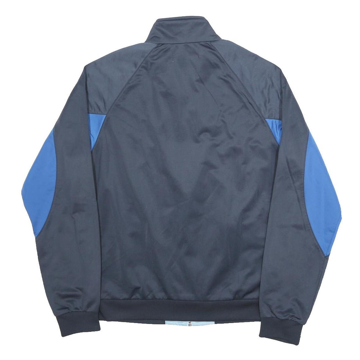 KAPPA Mens Light Blue & Navy Blue Track Jacket L Polyester Sports Zip