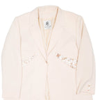 ANABIOSE Womens Blazer Jacket Cream L
