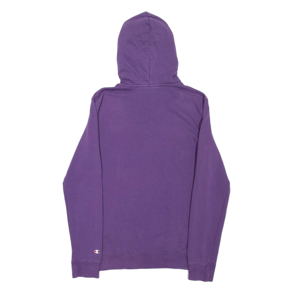 CHAMPION Womens Purple Hoodie M