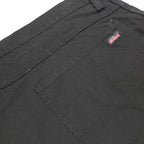 DICKIES Mens Relaxed Black Cotton Blend Workwear Trousers W42 L30 Zip Closure