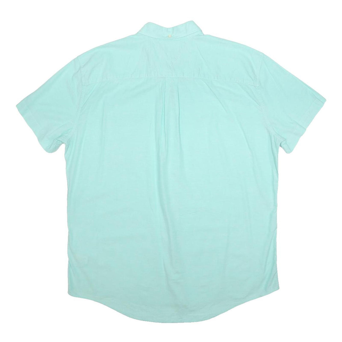 TOMMY HILFIGER Mens Light Green Shirt 2XL Casual Short Sleeve Cotton