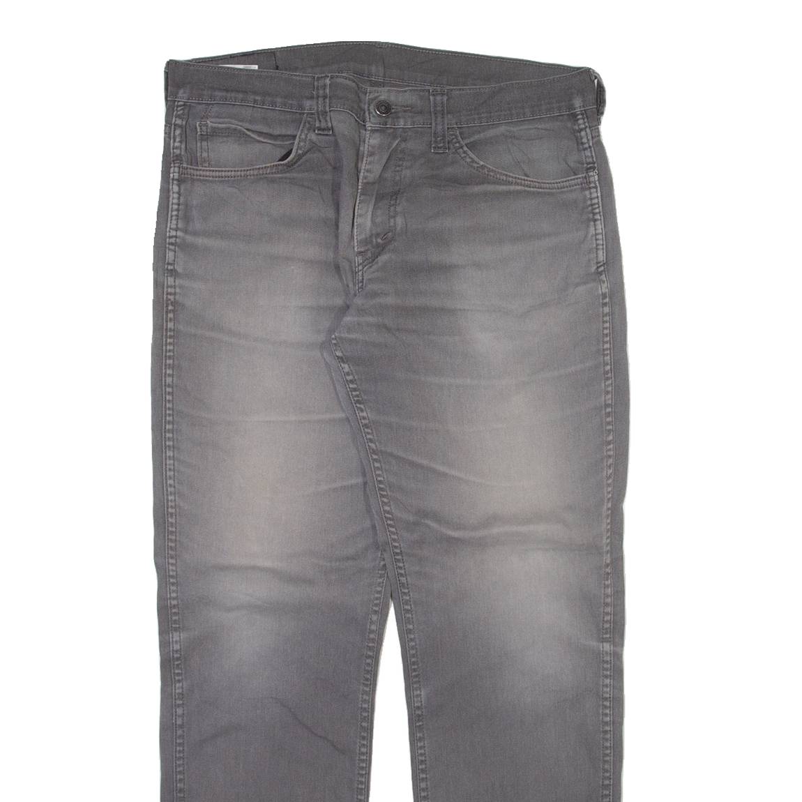 LEVI'S 511 Mens Trousers Grey Slim Straight W32 L30