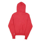 CHAMPION REVERSE WEAVE Mens Red Hoodie S Cotton Blend Pullover Casual