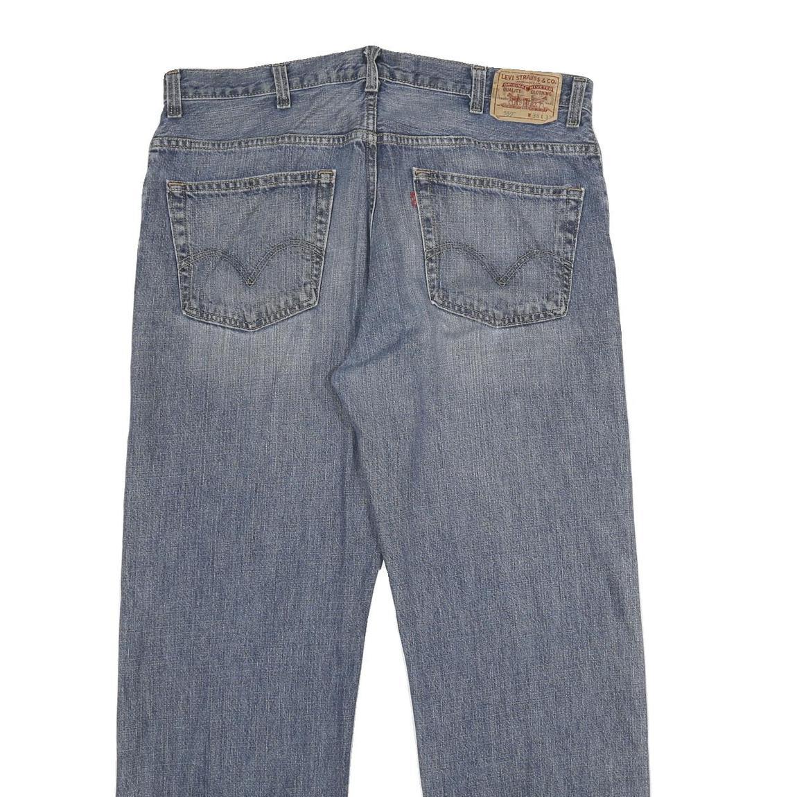 LEVI'S 559 STRAIGHT Mens Jeans Blue Relaxed Straight Denim Medium W38 L32