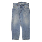 LEVI'S Mens Jeans Blue Regular Straight Denim Light W32 L28 Classic Fit Zip