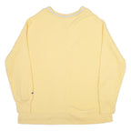 CHAMPION REVERSE WEAVE Mens Sweatshirt Yellow V-Neck L