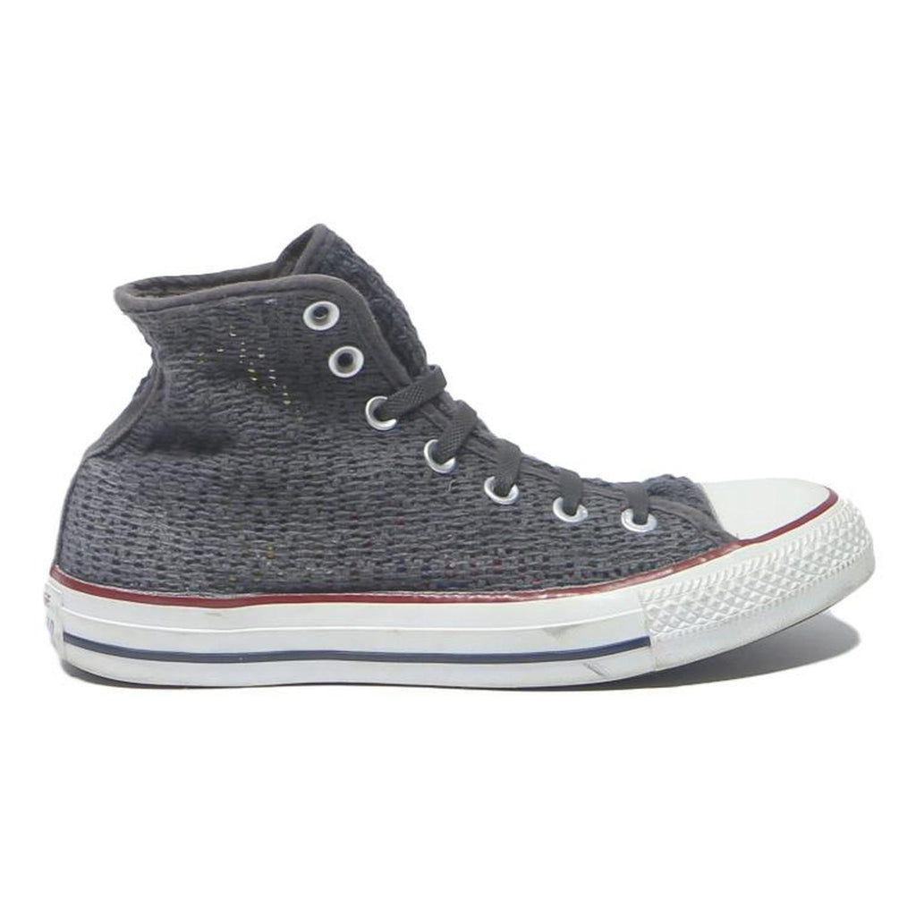 CONVERSE Chuck Taylor All Star Womens High Top Trainers Grey Cotton Blend UK 5.5