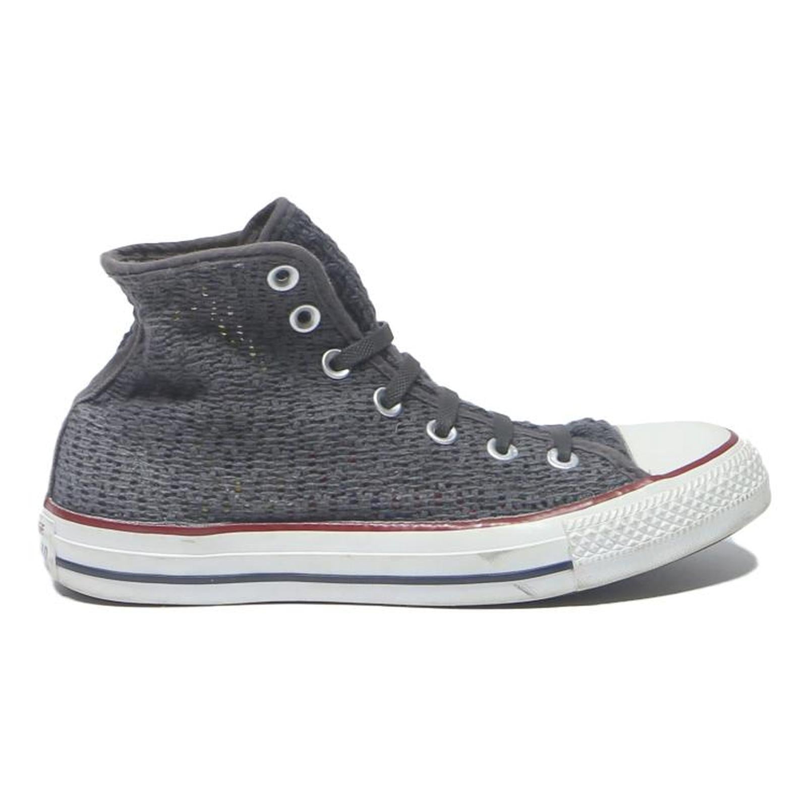 CONVERSE Chuck Taylor All Star Womens High Top Trainers Grey Cotton Blend UK 5.5